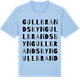 Blue Soul t-shirt med Gullbrandsbyn ordlek t-shirt