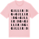 Pink Cotton t-shirt med Gullbringa ordlek t-shirt