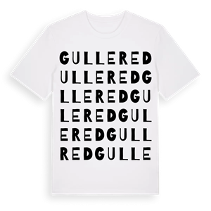 Gullered ordlek t-shirt – ekologisk bomull t-shirt från Pinshirt