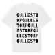 White t-shirt med Gullestorp ordlek t-shirt