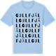 Blue Soul t-shirt med Gullfjäll ordlek t-shirt