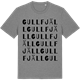 Mid Heather Gray t-shirt med Gullfjäll ordlek t-shirt