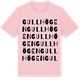 Pink Cotton t-shirt med Gullhögen ordlek t-shirt