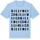 Blue Soul t-shirt med Gullholmen ordlek t-shirt