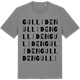 Mid Heather Gray t-shirt med Gulliden ordlek t-shirt