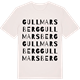 Vintage White t-shirt med Gullmarsberg ordlek t-shirt