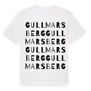 Gullmarsberg ordlek t-shirt – ekologisk bomull t-shirt från Pinshirt