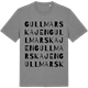 Mid Heather Gray t-shirt med Gullmarskajen ordlek t-shirt