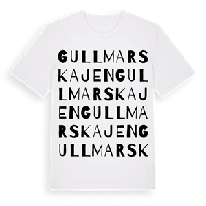 Gullmarskajen ordlek t-shirt – ekologisk bomull t-shirt från Pinshirt
