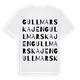 Gullmarskajen ordlek t-shirt