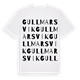 Gullmarsvik ordlek t-shirt
