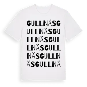 Gullnäs ordlek t-shirt – ekologisk bomull t-shirt från Pinshirt