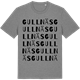 Mid Heather Gray t-shirt med Gullnäs ordlek t-shirt