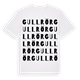 Gullrör ordlek t-shirt