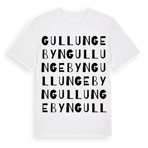Gullungebyn ordlek t-shirt – ekologisk bomull t-shirt från Pinshirt