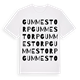 Gummestorp ordlek t-shirt