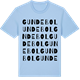 Blue Soul t-shirt med Gundebol ordlek t-shirt