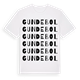 Gundebol ordlek t-shirt