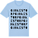 Blue Soul t-shirt med Gunkestorp ordlek t-shirt