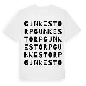 Gunkestorp ordlek t-shirt – ekologisk bomull t-shirt från Pinshirt