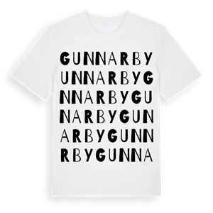 Gunnarby ordlek t-shirt – ekologisk bomull t-shirt från Pinshirt