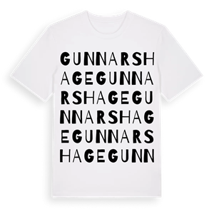 Gunnarshage ordlek t-shirt – ekologisk bomull t-shirt från Pinshirt