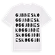 White t-shirt med Gunneskog ordlek t-shirt