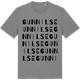 Mid Heather Gray t-shirt med Gunnilse ordlek t-shirt