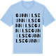 Blue Soul t-shirt med Gunnilse ordlek t-shirt