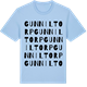 Blue Soul t-shirt med Gunniltorp ordlek t-shirt