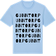 Blue Soul t-shirt med Gunntorp ordlek t-shirt