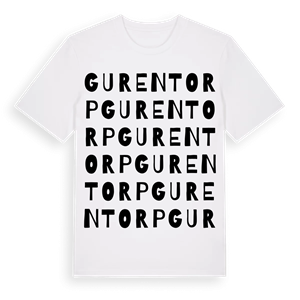 Gurentorp ordlek t-shirt – ekologisk bomull t-shirt från Pinshirt