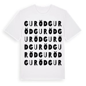 Guröd ordlek t-shirt – ekologisk bomull t-shirt från Pinshirt