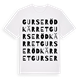 Gurserödkärret ordlek t-shirt