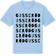 Blue Soul t-shirt med Gusseröd ordlek t-shirt