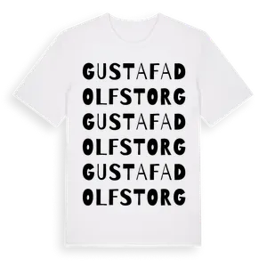 Gustaf Adolfs Torg ordlek t-shirt – ekologisk bomull t-shirt från Pinshirt