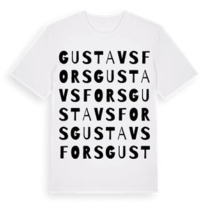 Gustavsfors ordlek t-shirt – ekologisk bomull t-shirt från Pinshirt