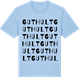 Blue Soul t-shirt med Guthult ordlek t-shirt