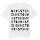 Guvastehemmet ordlek t-shirt