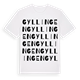 Gyllingen ordlek t-shirt