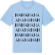 Blue Soul t-shirt med HA ordlek t-shirt