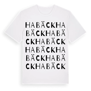 Habäck ordlek t-shirt – ekologisk bomull t-shirt från Pinshirt