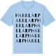 Blue Soul t-shirt med Habblarp ordlek t-shirt