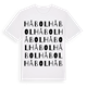 Håbol ordlek t-shirt