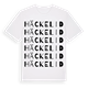 Häckelid ordlek t-shirt