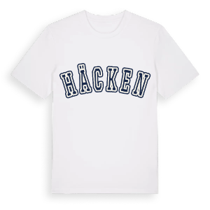 Häcken college t-shirt – ekologisk bomull t-shirt från Pinshirt