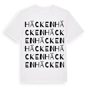 Häcken ordlek t-shirt – ekologisk bomull t-shirt från Pinshirt