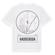 White t-shirt med Haddeboda t-shirt