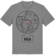Mid Heather Gray t-shirt med Haga t-shirt