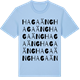 Blue Soul t-shirt med Hagaäng ordlek t-shirt
